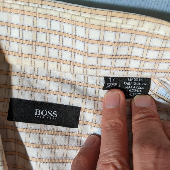 BOSS - Hugo Boss, 17 34/35, button down shirt - Picture 3 of 3